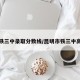 昆明铁三中录取分数线/昆明市铁三中高中部