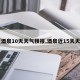【酒泉10天天气预报,酒泉近15天天气】